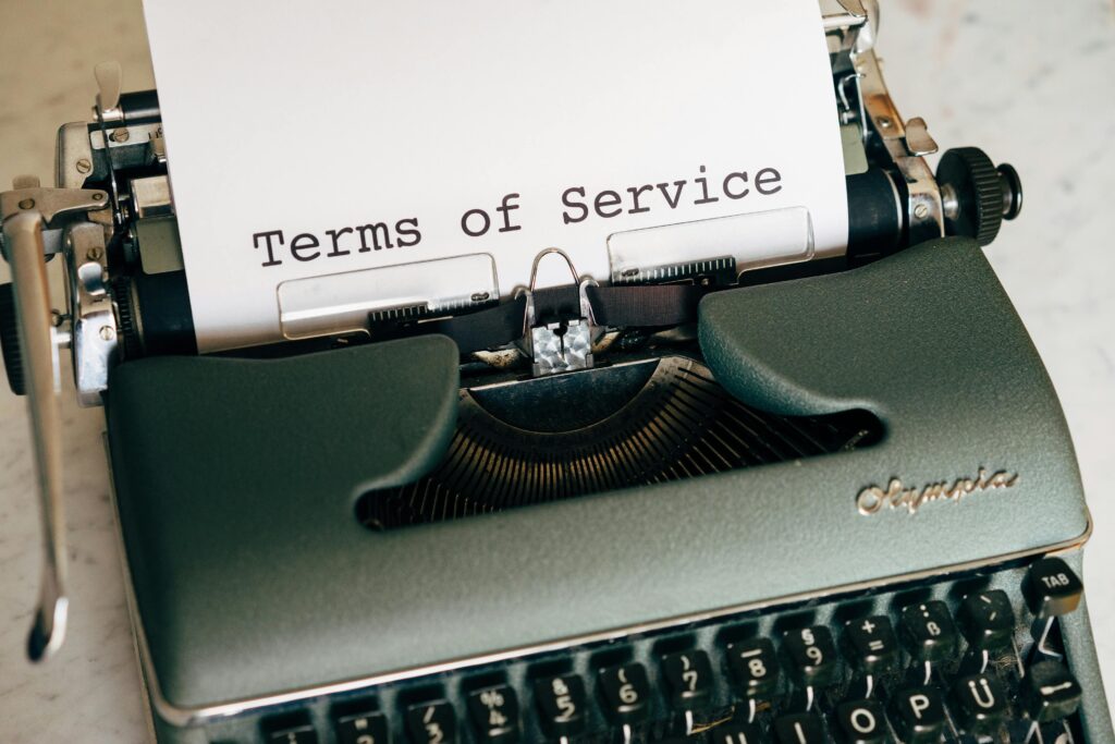 terms of service